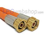 Manguera de gas de alta presión GOK 400mm 2 conexiones G.2 SHELL-F (21,8 x 1/14 lh)