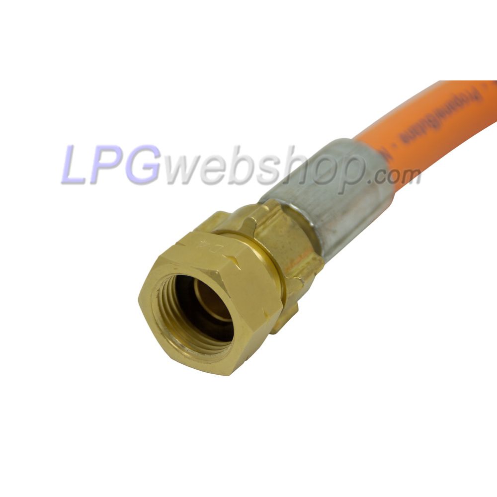 Tubo flessibile per gas alta pressione 400mm 2 x G.2 SHELL-F (21,8 x 1/14 lh) incl. 2 adattatori D4 Tubo flessibile per gas alta pressione 400mm 2 x G.2 SHELL-F (21,8 x 1/14 lh) incl. 2 adattatori D4