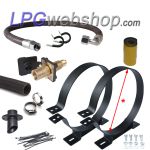 Vapour Camper Tank Fixation and Filling Kit for Cylindrical LPG Tanks