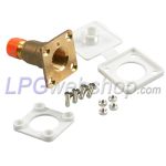 LPG Filling Point W21,8 - 1/2"UNF (19 mm) Straight + Plastic Cap
