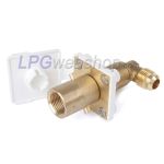 Punto de llenado de GLP W21,8 - 1/2"UNF (19 mm) 90° + Tapa de plástico