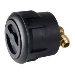 LPG-Vulaansluiting Verzonken Bajonet Haaks 1/2"UNF (19 mm) (Vulpot)