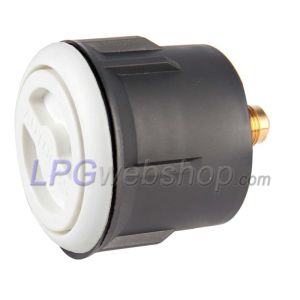 LPG-Füllanschluss, versenkt, eingebauter Fülltopf, hoher Füller, gerade, 1/2"UNF (19 mm)