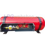 LPG-Tank Damptank 30L (Ø230x810) GZWM Cilinder Liggend 4 gats - Camper kooktank