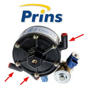 Kunststof Gas- / Wateraansluiting incl. O-ringen - tbv Prins VSI Verdamper
