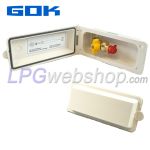 Conexión exterior GOK con grifo integrado y acoplamiento rápido + tapa