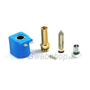 Bobina magnética Lovato 12V + êmbolo para evaporadores de GPL tipo RGE090, RGE140