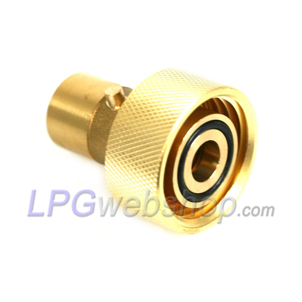 LPG filling adapter bayonet screwable onto ACME filling connection (BE/DE) LPG filling adapter bayonet screwable onto ACME filling connection (BE/DE)
