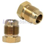 Kupplung 1/2"UNF Außengewinde x G1/4" Innengewinde zum Anschluss des Füllschlauchs an den Einlass des Multiventils