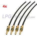 Kit di estensione per iniettori 4 Cil. - Ugelli per collettore di aspirazione + tubetti in poliammide