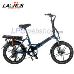 Lacros Scamper S400 Electric Folding Bike Blue
