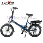 Vélo électrique pliant Lacros Scamper S400 bleu