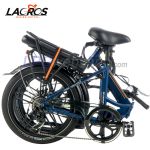 Bicicleta eléctrica plegable Lacros Scamper S400 azul