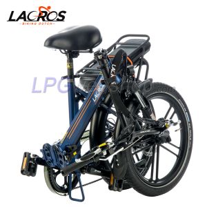 Lacros Scamper S400 Electric Folding Bike Blue