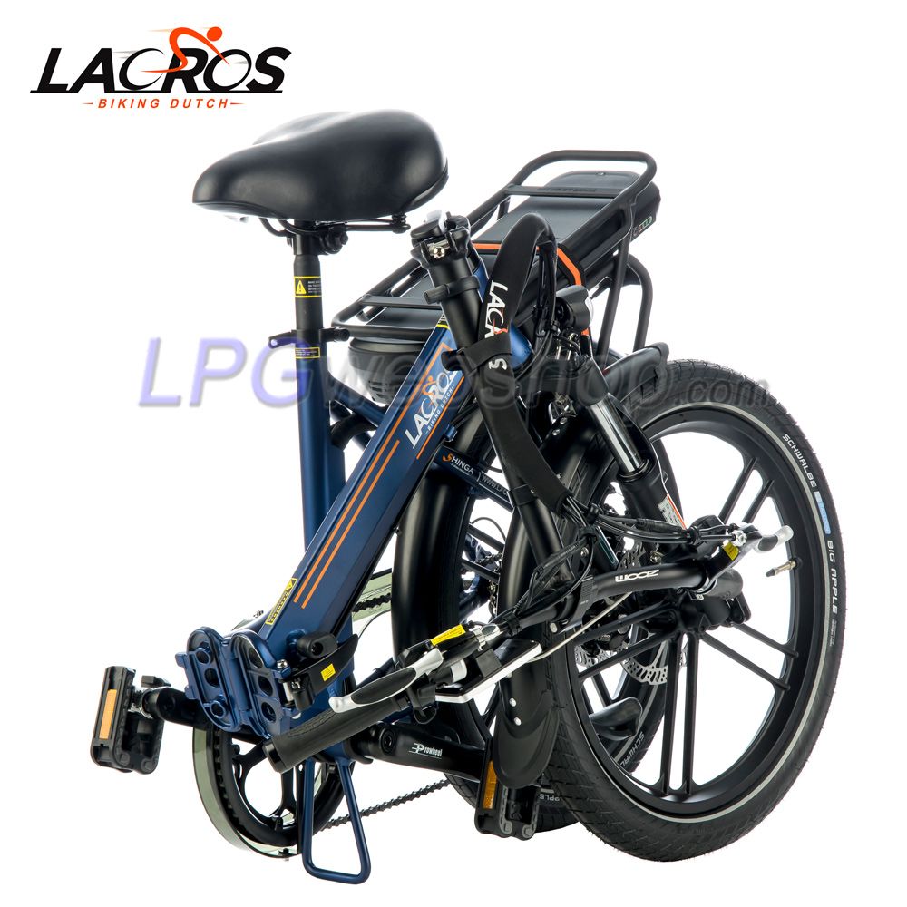 Lacros Scamper S400 Elektrische Vouwfiets Blauw Lacros Scamper S400 Elektrische Vouwfiets Blauw