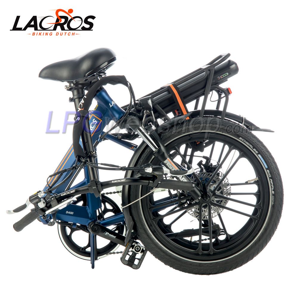 Lacros Scamper S400 Elektrische Vouwfiets Blauw Lacros Scamper S400 Elektrische Vouwfiets Blauw