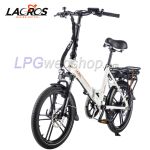 Lacros Scamper S400 Elektrische Vouwfiets Wit