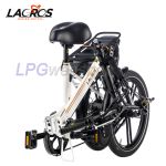 Bicicletta elettrica pieghevole Lacros Scamper S400 bianca