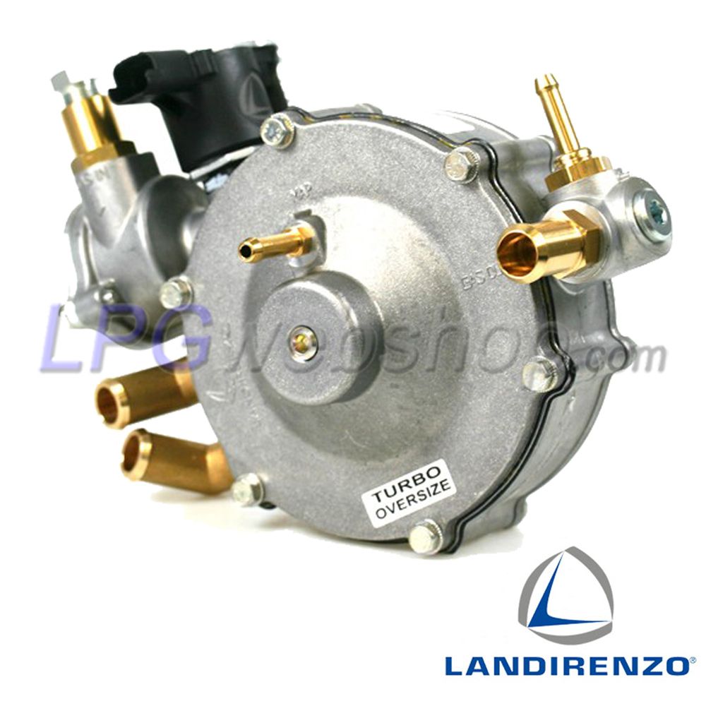 Evaporador GLP Landi Renzo LI10 Turbo Oversize 8mm com válvula de gás integrada Evaporador GLP Landi Renzo LI10 Turbo Oversize 8mm com válvula de gás integrada