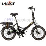 Vélo électrique pliant Lacros Scamper S600 M410 à courroie, Noir