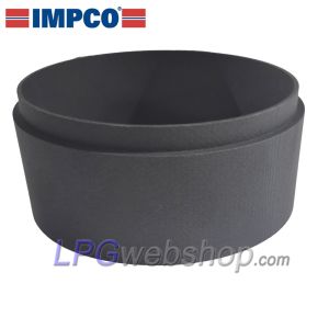 Kunststof Ophoogring Ø128mm x 50mm hoog t.b.v. TBI (Throttle Body Injection)