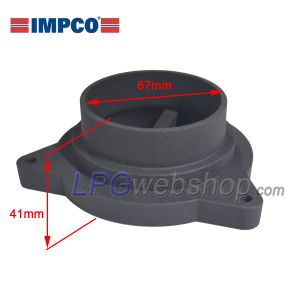 IMPCO Adapter A1-39 Ø67mm aus Kunststoff - für 300A Mischer Direktmontage am Vergaser