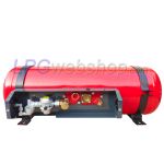 Bombola (Serbatoio cil.) ricaricabile GPL per Camper 70L (Ø360x789) STAKO 4-fori 67R Valvole comprese - uso domestico