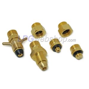 Conjunto de Adaptadores de Gás UE (6 peças) incl. Mala