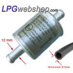 Filtro Fase Gas GPL F-781 - Taglia 12x12mm - Alluminio