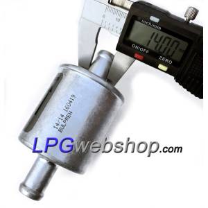 Filtro de gas GLP F-781 - 14 mm Aluminio Desechable