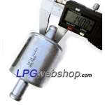 LPG Gas Filter F-781 - 14mm Aluminium Discardable