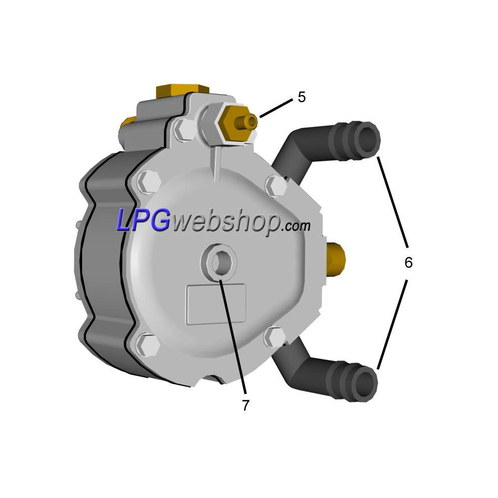 Evaporador Reductor GLP Landi Renzo LI02 (LSE98-LI02) Evaporador Reductor GLP Landi Renzo LI02 (LSE98-LI02)