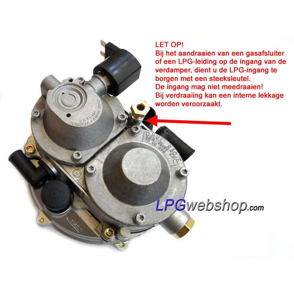 Evaporador GLP OMVL R90e D5 Normal Código: K901501 Evaporador GLP OMVL R90e D5 Normal Código: K901501