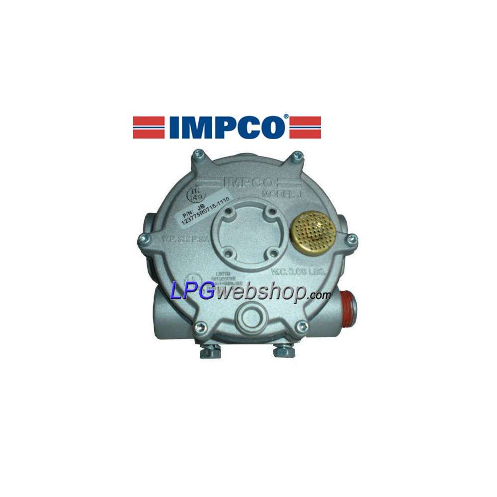 Evaporador IMPCO Modelo J / Cobra sem acoplamentos Evaporador IMPCO Modelo J / Cobra sem acoplamentos