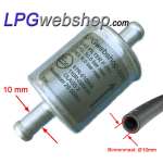 Filtro Fase Gas GPL F-781 - Taglia 10x10mm - Alluminio