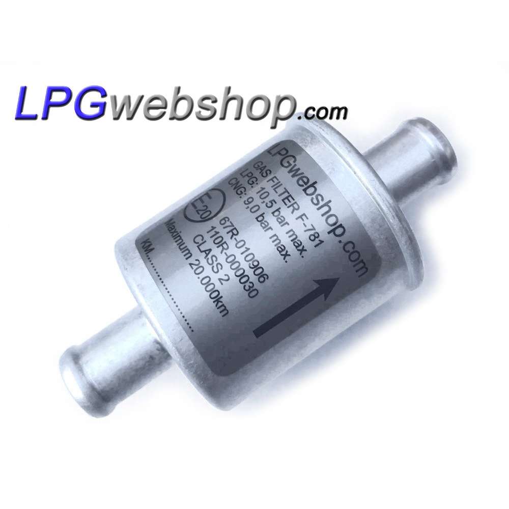 Filtro de gas (GLP/GNC) F-781 - Tamaño 16x16 mm - Aluminio Filtro de gas (GLP/GNC) F-781 - Tamaño 16x16 mm - Aluminio