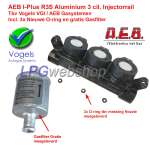 Rail iniettori GPL AEB INJ R3S - AEB I-PLUS VGI 3 cil Vogels + Filtro