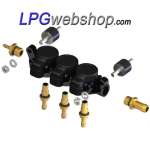 Riel de inyectores GLP AEB de 3 cilindros AEB INJ R3S I-PLUS VGI