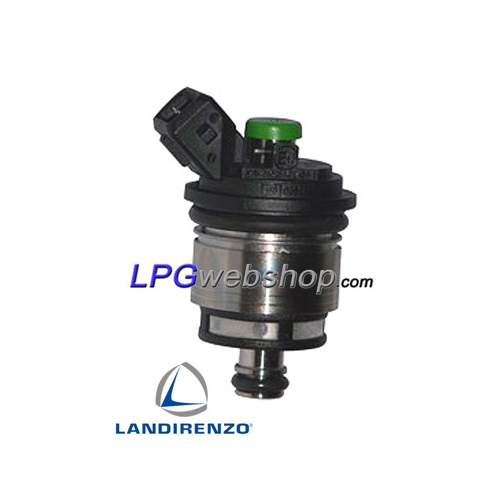 Inyector de Gas (GLP/GNC) Landi Renzo GI25-22, pequeño, verde, RGI MED, conector AMP TB/TU2522 Inyector de Gas (GLP/GNC) Landi Renzo GI25-22, pequeño, verde, RGI MED, conector AMP TB/TU2522