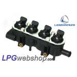Rail 4 Injecteurs Landi Renzo RGI MED GI 25 - Sans connexion pour capteur de pression