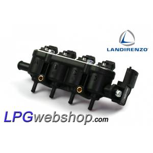 Rail 4 Injecteurs GPL Landi Renzo RGI MED - Capteur de pression 3,5 bar inclus