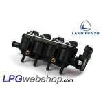 Landi Renzo LPG Injector Rail RGI MED - 4x Injectors - Incl Pressure Sensor 3.5bar