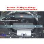 Depósito GLP Toroidal de 54 l (650 x 200) - GZWM 4-Agujeros con Válvulas incluidas