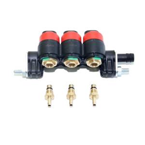 Riel Inyector de Gas EMER Valtek Tipo 34 - 3 inyectores