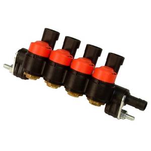 LPG Injector Rail EMER Valtek Type 34 - 4 injectors