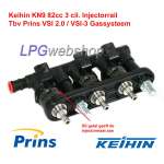 Rail 3x Injetores Keihin KN9 82cc - Prins VSI 3/6 cil. GLP / GNV
