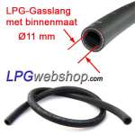 LPG Gasslang Ø11mm x 18mm Rubber R67-01 - Per meter