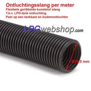 Ontluchtingsslang Ø35mm - Per meter