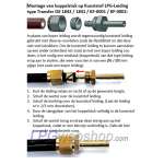 FARO Koppelstuk Ø8mm Pijp Recht voor Kunststof LPG-Leiding FARO 8mm / Transfer Oil 1842