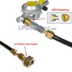 Kunststoff-Hochdruckrohr 4 Meter mit M20-Kupplung – zum Anschluss von Dampftank – Druckregler